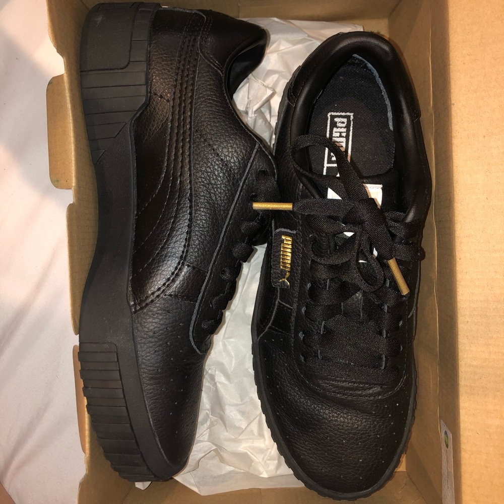 Puma Cali Sneakers Black Size 9.5 IN BOX